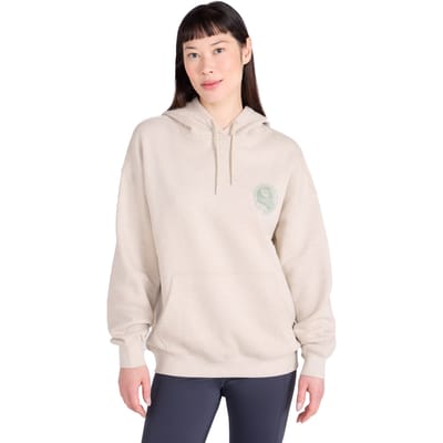 Mountain Warehouse Dames Mountain Collage Relaxed Fit Hoodie (Beige)