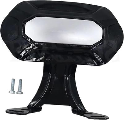 Motorfiets Rugsteun - Passagierssteun Achterbank - Comfortabel Reizen - Universele Pasvorm - 1540g - Zwart