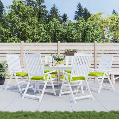 vidaXL - Palletkussens - 6 - st - 50x50x7 - cm - oxford - stof - felgroen