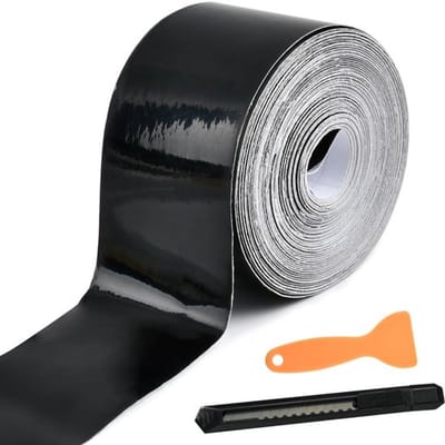 Vinyl Wrap Kit 3 Stuks - 15cm x 5m - Zelfklevend - Antikras - Auto Sill Protector - Glanzend Afwerking - Autovinyl