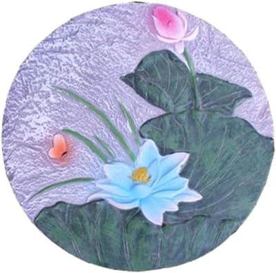 Decoratieve Stapsteen - Tuinpad Steen - Buitenpad Aanleg - Duurzaam Hars Materiaal - 31x31x2.5 cm