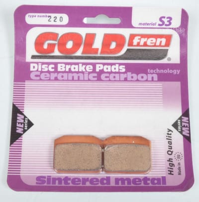 Plaquette de frein Gold Fren pour Moto Nissin Etrier Racing 4808 AVG Neuf