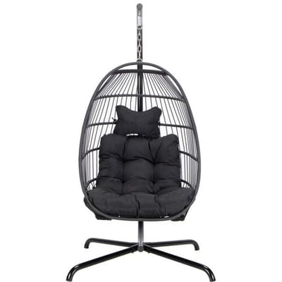HOME DELUXE Hangstoel LOMA (1-zits, Zwart)