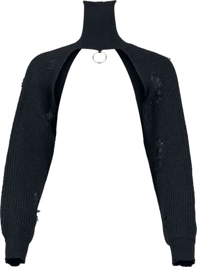 Banned Damara Jumper Dames Gebreide trui - zwart - XL