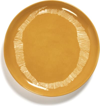 Serax - Ottolenghi Feast - Bord M - Geel/Wit - 22 Ø - 2 stuks