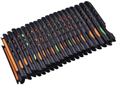 Dailygoods- Lijnspoel 40 Stuks - Houder - Verstelbaar - Duurzaam - Sponge Padding - Geschikt voor Stangen 19-22,5 mm - Lijnhouder