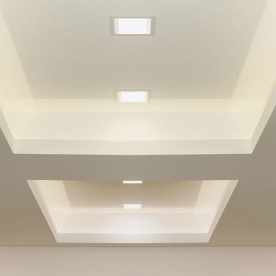 V-TAC VT-61024-SQ LED Mini Paneel - Achtergrondverlichting Inbouw - IP20 - Witte behuizing - 24W- 2500 Lumen - 3000K