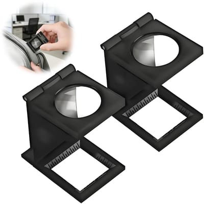 Dailygoods - Mini Vergrootglas met 10-voudige Vergroting Set van 2