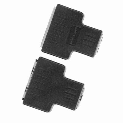 Zeynomax - Ethernet-koppeling - Ethernet-kabeladapter - 2-poorts verlenger - Zwart - RJ45 connector - Geschikt voor desktop en TV's