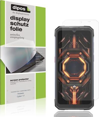 dipos – 4x Matte Beschermfolie geschikt voor Hotwav Cyber 17 | Krasbestendige & antireflecterende Screenprotector Ultra-Thin