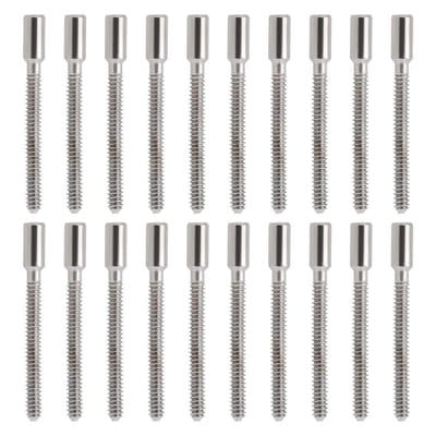 Allecto - Horloge Stem Extenders - Horloge Reparatie - Zilver - Winding Stam Extender - 20Pcs Horloge Accessoire - Geschikt voor Dames - 0.9mm