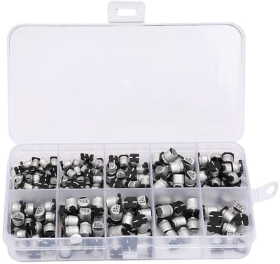 Allecto - 200pcs Electrolytic Capacitor - Capacitor Set - Handig in