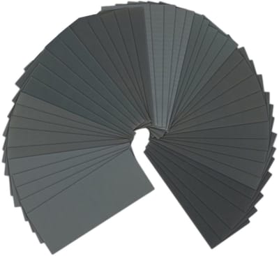 Schuurpapier Assortiment - Schuurvellen Set - Meubel Afwerking - Nat en Droog Gebruik - 90 Stuks - Zoals Getoond