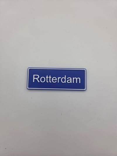 Koelkast Magneet plaatsnaam 8 X 3 CM Rotterdam