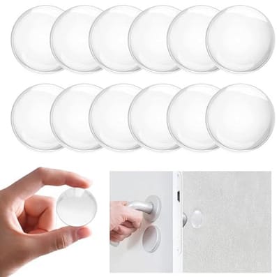 Deurstoppers 40 x 8 mm - 12 Stuks Zelfklevend en Discreet