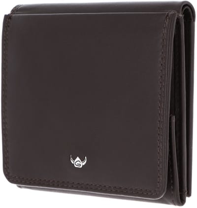 Golden Head Leren portemonnee weense doos Polo RFID Protect Wiener Schachtel 1183 Dunkelbraun donkerbruin