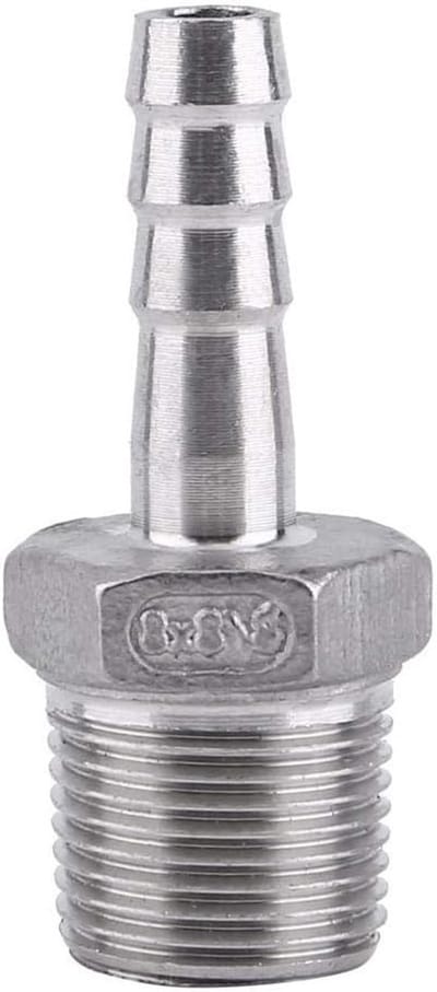 Hose Connector voor Slangen, Draadverbinder van Roestvrij Staal SS304, 1/8" tot 3/4", 55° BSPT, Slangverbindingen en Draadverbindingen