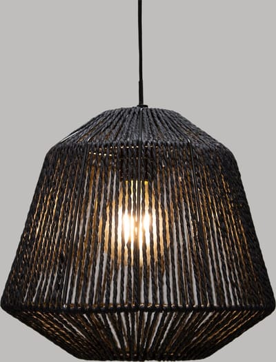 Atmosphera Hanglamp Touw 30 x 26 - Zwart