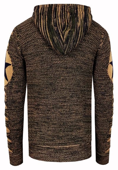 Grof gebreide hoodie