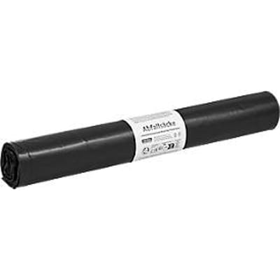 Deiss vuilniszakken, 200 l, dikte 45 μ, LDPE, zwart, 8 stuks