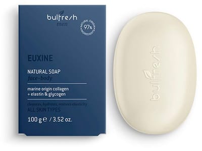 2 stuks Heerlijke heren zepen EUXINE voor gezicht en lichaam - bergamot, sinaasappelschil en citroen 2x100gr