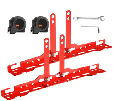 Wieluitlijningsgereedschap - Uitlijningsset - Nauwkeurig Afstellen - Tijdbesparende Installatie - 32 cm - Meerkleurig