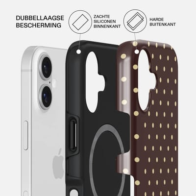 Burga Tough Backcover geschikt voor MagSafe geschikt voor iPhone 17 - Sorry Busy