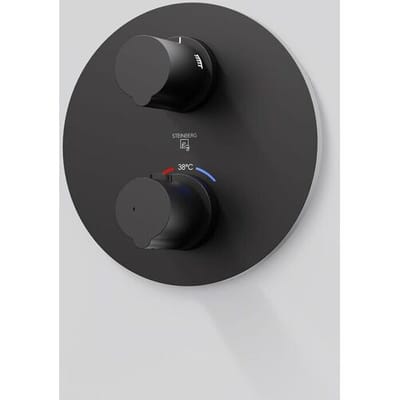 Steinberg 100 Series Ready-to-install set for concealed thermostat with 2-way diverter 100.4133 3