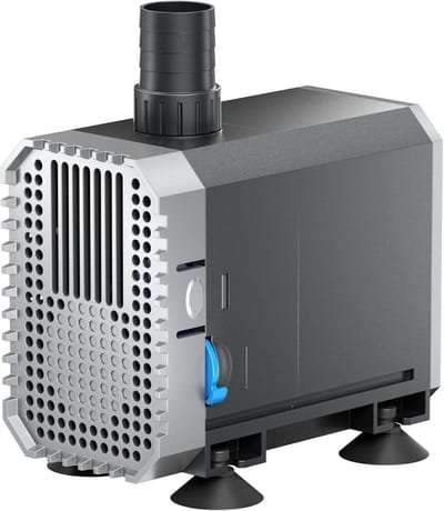 SNJY® Vijverpomp Voor in Vijver - Luchtpomp Vijver - Zuurstofpomp Vijver - 2500 L/U - 45W - Zwart