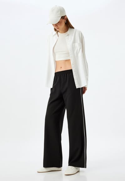 Normale taille Recht Palazzohose