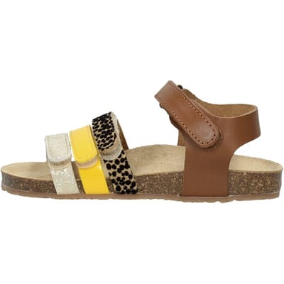 KEQ Meiden Sandalen Meiden Sandalen - Cognac - Maat 25