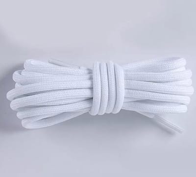 Ronde schoenveters wit -dikte 5 MM- 120cm- Outdoor/ sport schoenen veters