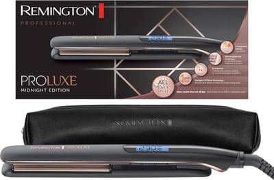 Remington - PROLuxe - Stijltang - 230°C - 9 Standen - OPTI Heat Technology - Zwart - Valentijn