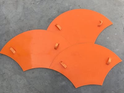 Betonvorm - Textuurmal - Decoratieve Terrassen - Imiteert Woestijnstructuur - 131x78 cm - Grijs