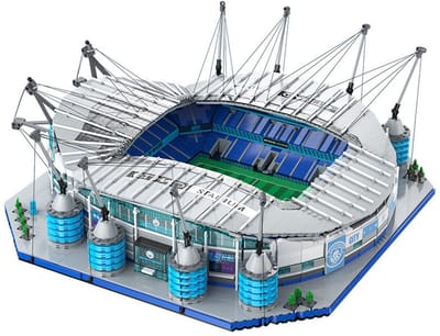 CadaBricks C66022W Icons Manchester City Stadium XL bouwset | Mega voetbal stadion | Classic Creator Modular Building | Expert Architecture Modelbouw | Technisch educatief speelgoed voor volwassenen & kinderen | Geschikt voor Lego | 4473 bouwstenen