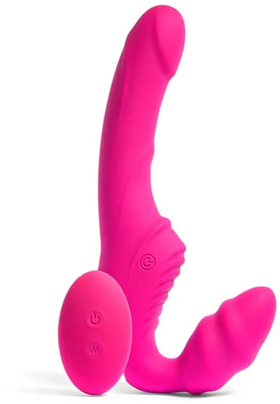 Vibrerende Straplsss Strap On - Strap On Met Remote Control - Strap On Zonder Bandjes