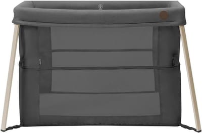 Compact 2-in-1 Baby Reisbedje tot 15 kg - Lichtgewicht en Inklapbaar met Extra Dikke Schuimmatras en Gaze Zijkanten