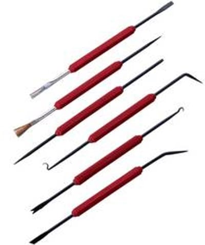 TOOLCRAFT LNS-151 Printplaatgereedschap 6-delig (l x b) 180 mm x 10 mm 1 set(s)