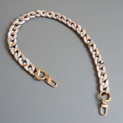 Elegante Handtas met Schouderband van Acryl in Beige, Vervangbare Schouderriem, Breedte 2 cm, Lengte 60 cm, Perfect voor Dagelijks Gebruik en Mode Accessoires