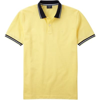 OLYMP Polo Casual - modern fit polo - citroengeel