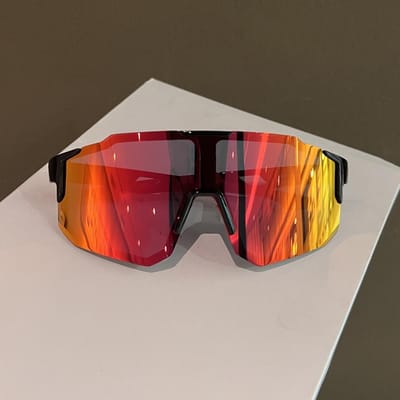 Buiten Sport Bril Skiën Oog Bescherming Fietsen Zonnebril Vrouwelijk voor Man Zonnebril Populair Skiën Winddichte Bescherming red