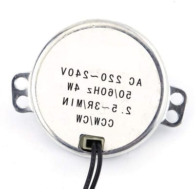 4W Synchronous Motor voor 220-240V, 50/60Hz, CCW/CW - Elektrische Tandwielmotor voor Diverse Toepassingen (2.5-3RPM)