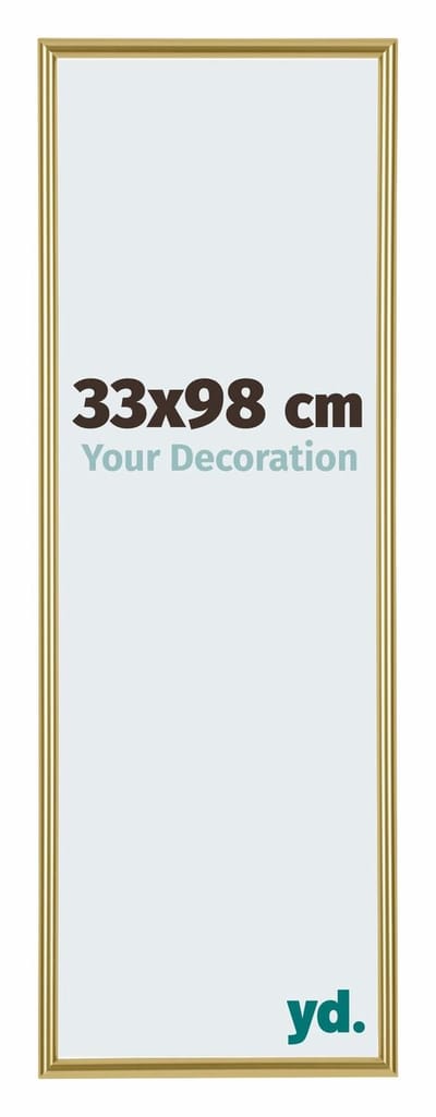 Your Decoration - Puzzellijst 33x98 cm - Goud - Puzzellijst 500-1000 stukjes - Kunststof Fotolijst - Annecy