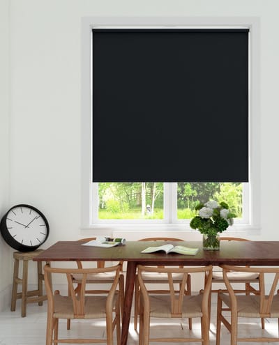 Decosol Rolgordijn Verduisterend - Zwart (5710) - 120 x 190 cm
