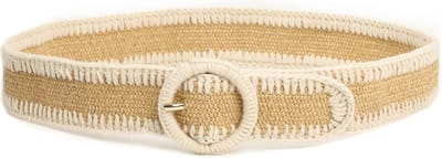 Romée Riem Gevlochten - Crème | 95 x 4 cm | Kunststof / Katoen | Fashion Favorite