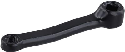 Hometrainer Crank - Fietsonderdeel - Binnen fietsen - IJzeren constructie - 127mm - Zwart