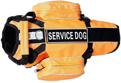 Dailygoods- Service Dog Rugzak - Afneembare Zadeltassen - Verstelbaar Harnasvest - Reflecterende Strip - Lichtgewicht - Geschikt voor Omtrek 40-50 cm - Hondenrugzak