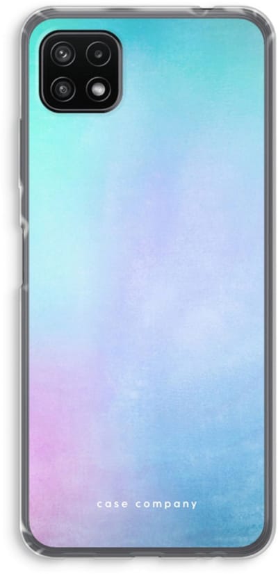 Case Company® - Hoesje geschikt voor Samsung Galaxy A22 5G hoesje - Mist pastel - Soft Cover Telefoonhoesje - Bescherming aan alle Kanten en Schermrand