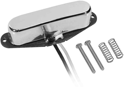 Boston VTE-52-NNI Single Coil Pickup - Alnico 5 staafmagneten, zwarte fiber bobbin, gewaxte Formvar draad