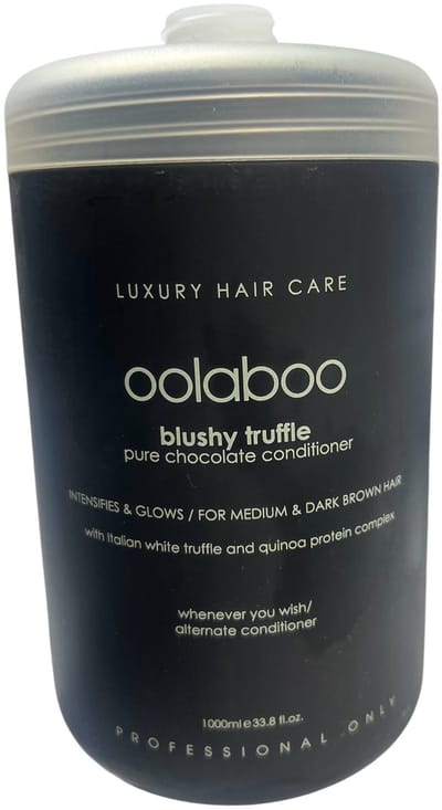 Oolaboo Blushy truffle Pure Chocolade Conditioner Met Pomp 1000ml